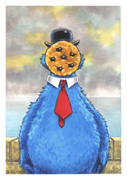 Magritte Businessman