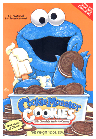 Sesame Street Muppets_Cookie Monster_Cookies