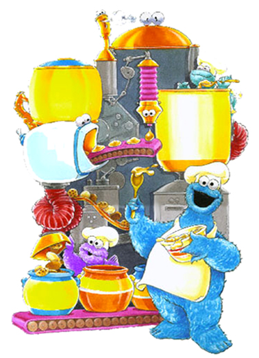 Sesame Street Muppets_Cookie Monster_Cookies