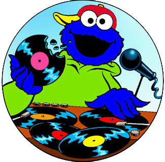 Sesame Street Muppets_Cookie Monster_DJ Rapper