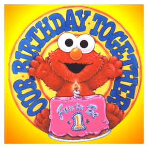 Sesame Street Muppets_Elmo_KMart_First Birthday