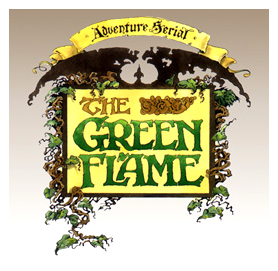 Green Flame_Gothic_Logo_Design
