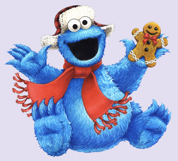 Christmas Cookie Monster
