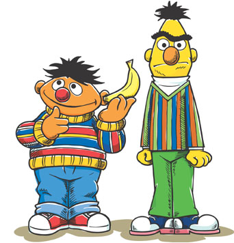 Bert and Ernie Banana
